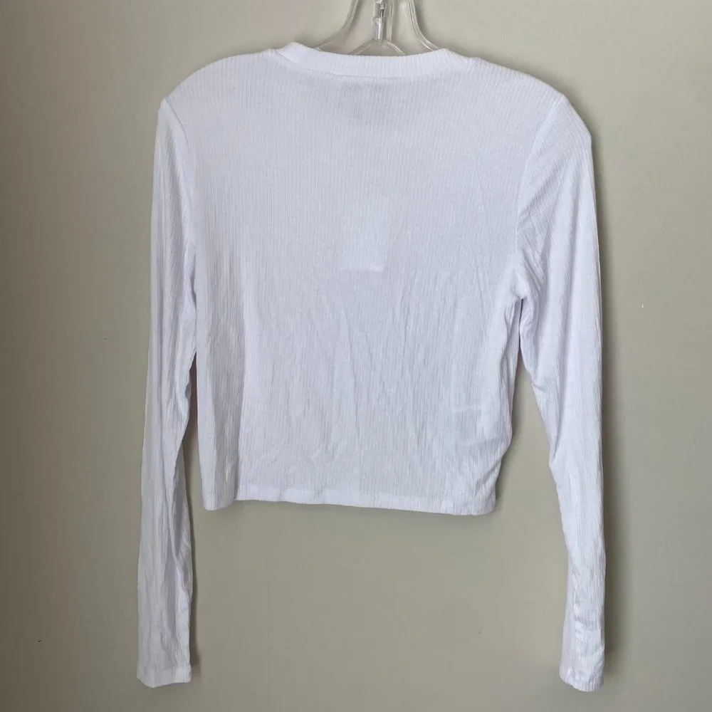 BCBGeneration White Long Sleeve Shirt | Size Small | NWT